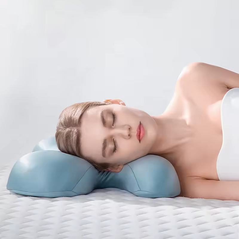 Oreiller orthopédique ergonomique amovible pour le dos et le ventre