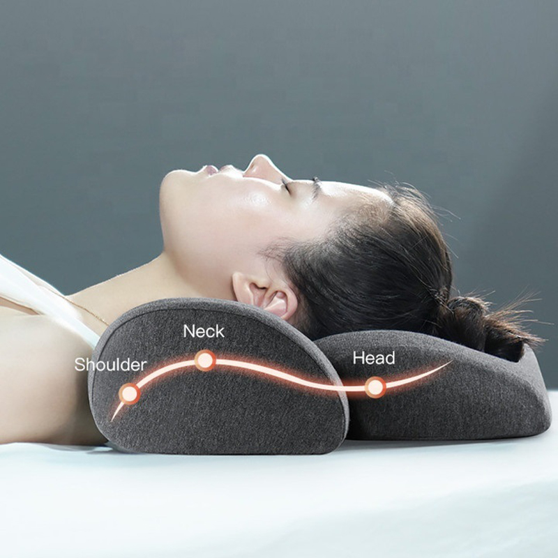 Oreiller cervical ergonomique en mousse à mémoire de forme papillon de sommeil latéral